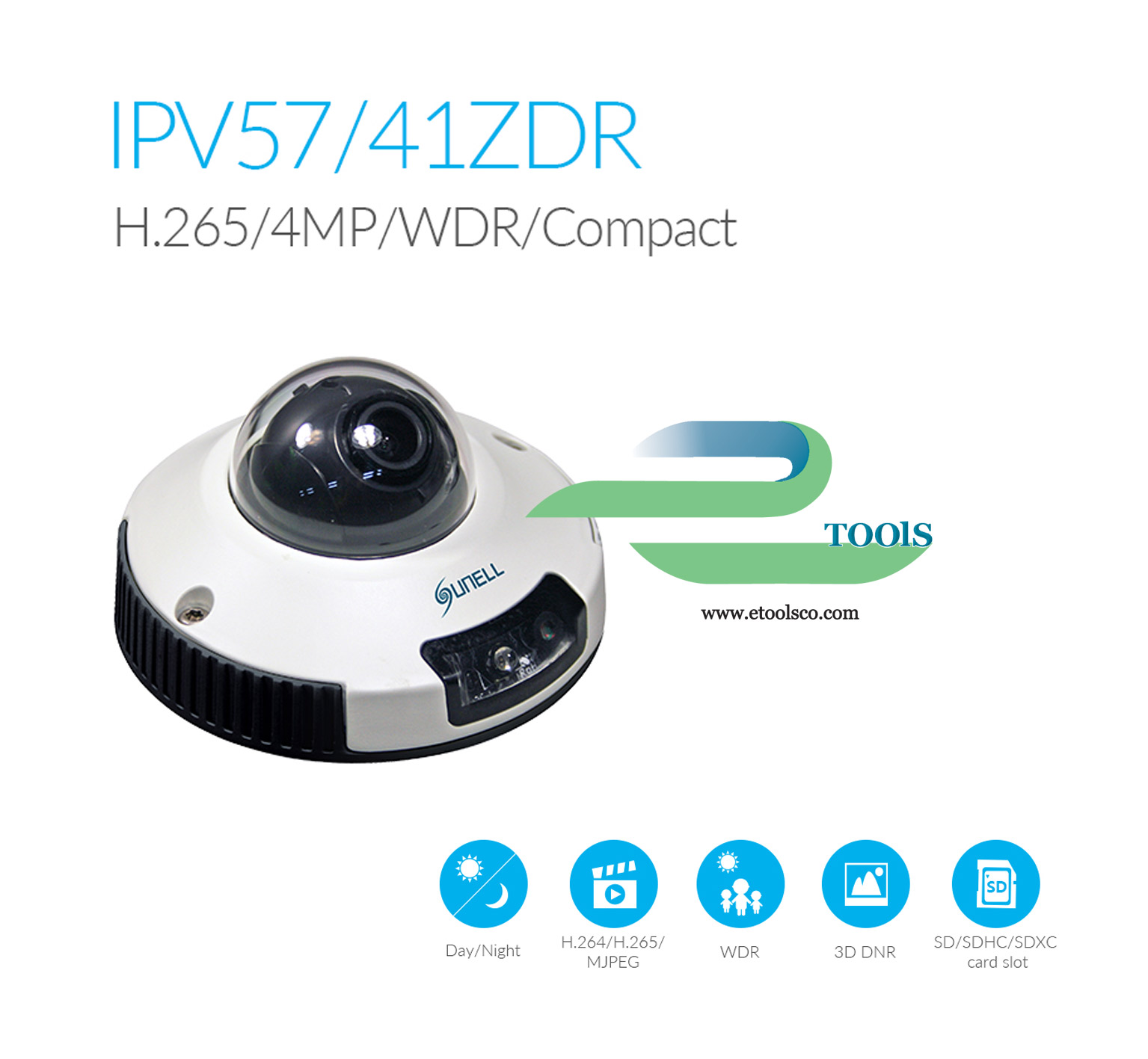 دوربین مداربسته شبکه سانل SN IPV57/41ZDRB